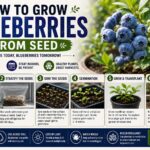 How to grow blueberries from seed with blueberry seeds, seedlings, and growing plants