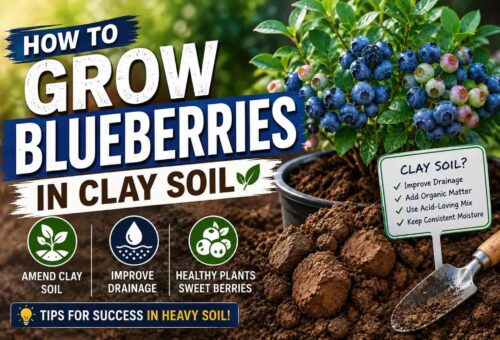 How to grow blueberries in clay soil with drainage and soil improvement tips