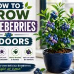 How to grow blueberries indoors in a pot with proper light, watering, and care