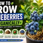 How to grow blueberries organically using rich soil, compost, natural pest control, and proper watering