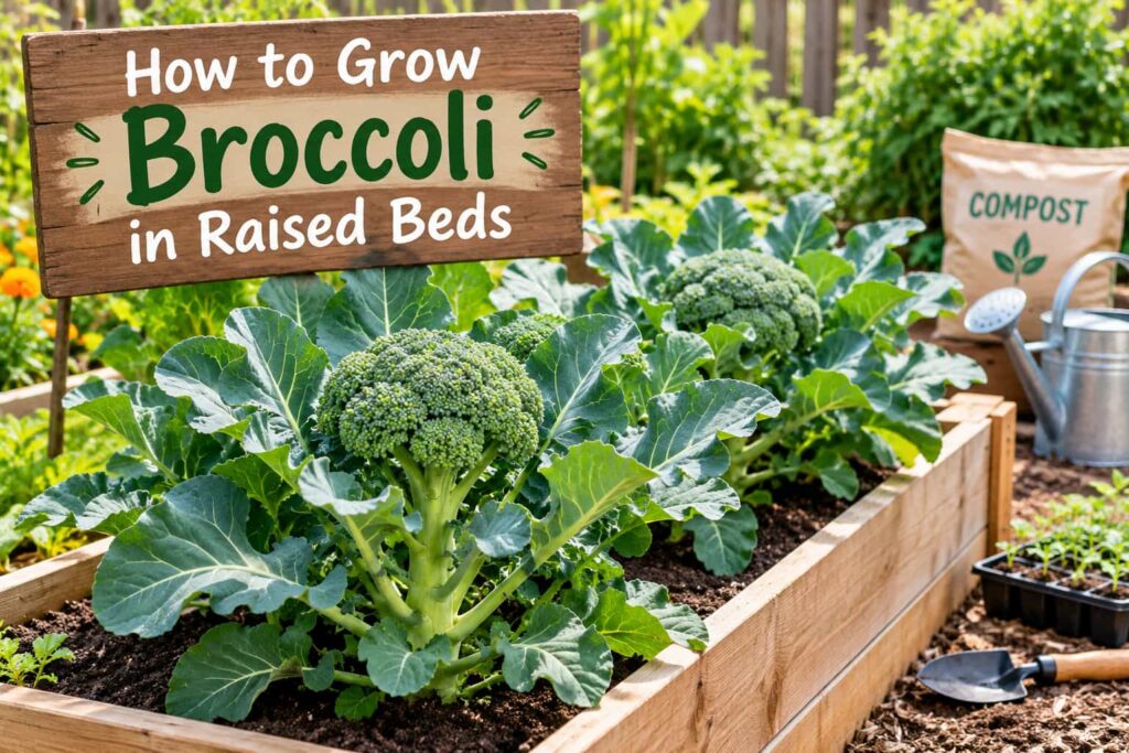 How to grow broccoli organically using natural soil, compost, and pest control methods