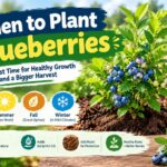 When to plant blueberries showing the best seasons for healthy growth and a bigger harvest